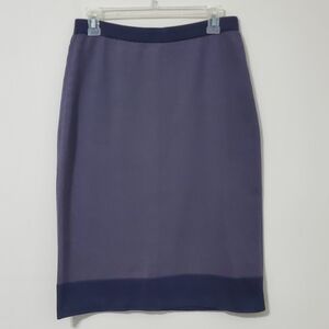 Peruvian Connection Purple Pima Cotton Skirt Medium